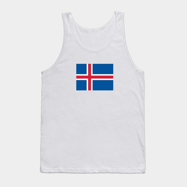 Iceland flag Tank Top by icelandtshirts